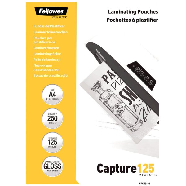 Fellowes Pochette de plastification, A4, 160 microns