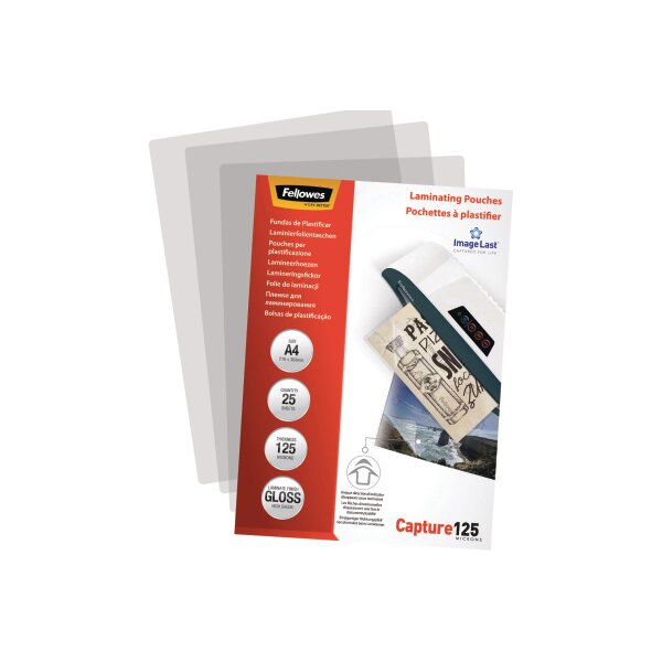 Fellowes Laminierfolientasche, DIN A4, glänzend, 250 mic