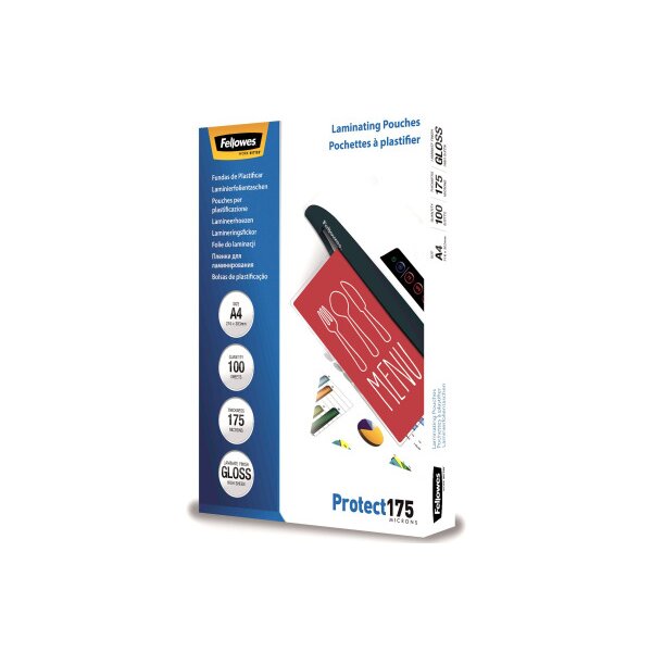 FELLOWES Pochettes à plastifier A4 5308703 brillant, 175my 100 pcs.