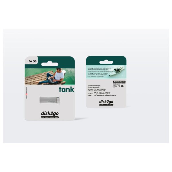 DISK2GO USB-Stick tank 2.0 16GB 30006581 USB 2.0