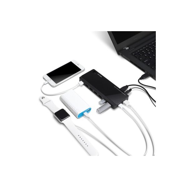 TP-LINK 7 Port USB 3.0 Hub UH720 (2.4A) 2 Ports