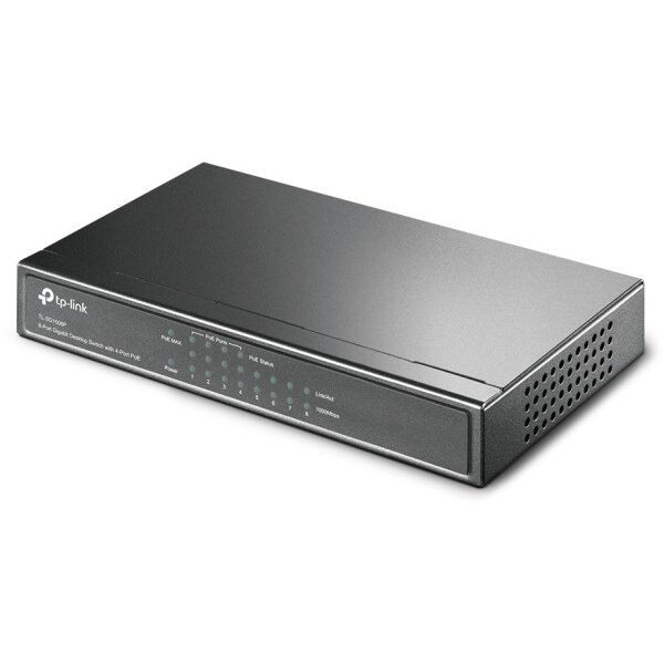 TP-LINK Gigabit Desktop PoE Switch TLSG1008P 8x 10/100/1000