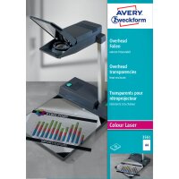 AVERY Zweckform OHP-Folien, A4, glasklar, extrem hitzestabil
