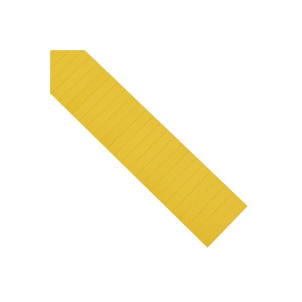MAGNETOPLAN Ferrocard Etiketten 80x15mm 1286702 gelb 115 Stück
