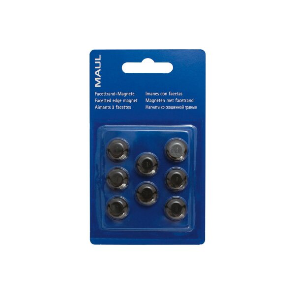 MAUL Magnete 15mm 2.65 schwarz 8 St&uuml;ck