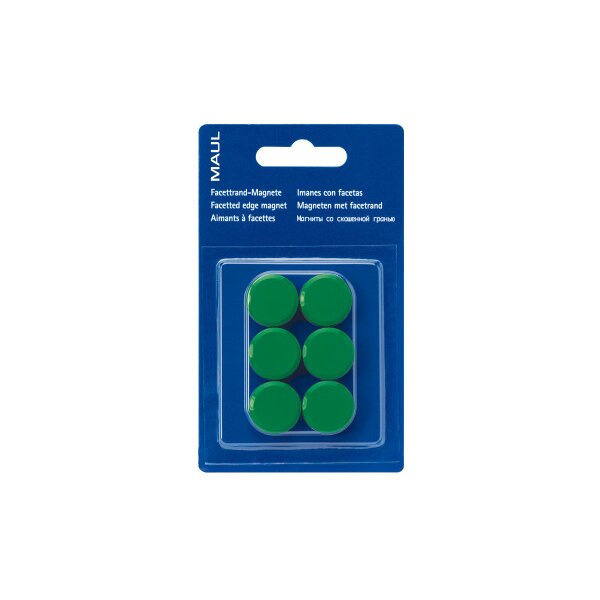 MAUL Aimant 20mm 2.34 vert 6 pcs.