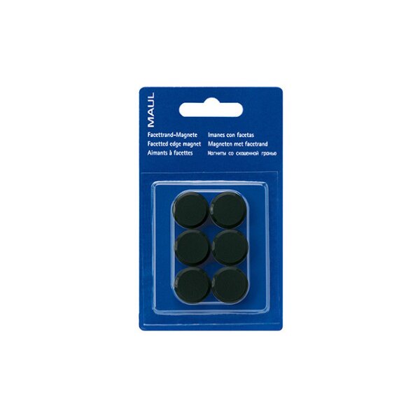 MAUL Aimant 20mm 2.34 noir 6 pcs.