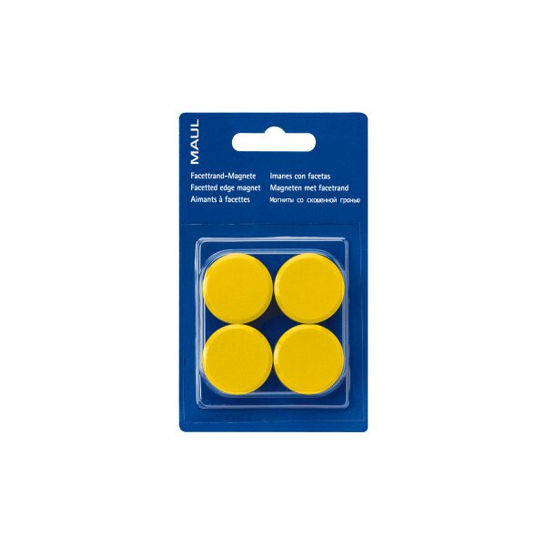 MAUL Aimant 30mm 2.13 jaune 4 pcs.