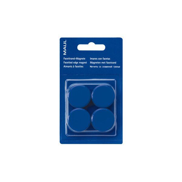 MAUL Aimant 30mm 2.13 bleu 4 pcs.