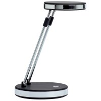 MAUL Lampe de bureau à LED MAULpuck, socle, noir