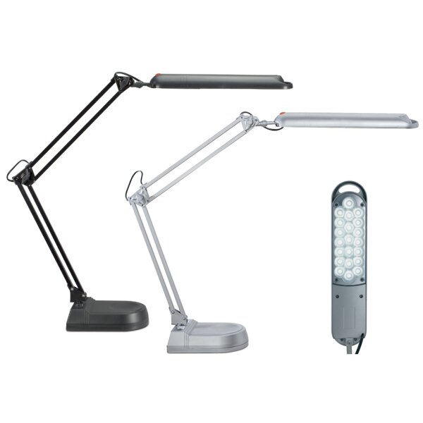 MAUL LED-Tischleuchte MAULatlantic, mit Standfuss, weiss