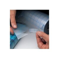 FILMOLUX Buchschutzfolie Soft 41cmx25m 34474 glanz, 70my,...