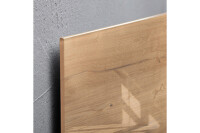 SIGEL Glass Aimantboard GL254 Natural-Wood 480x480x15mm