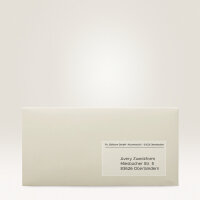 AVERY Zweckform Transparente Adress-Etiketten, 99,1 x 33,9mm