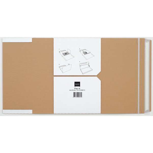 ELCO Versandtasche 30,9x22,2x9cm 845665114 149g, weiss, Kleber 2 Stück