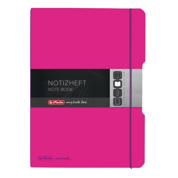 herlitz Carnet de notes my.book flex, A4, couverture PP