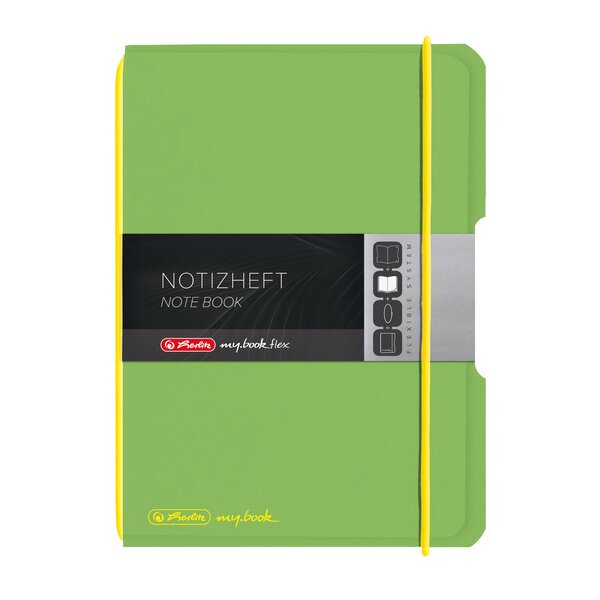 herlitz Carnet de notes my.book flex, A6, PP, transparent