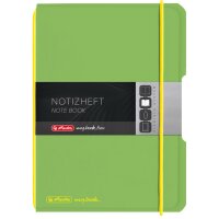 herlitz Carnet de notes my.book flex, A6, PP, transparent