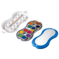 Pelikan Boîte de peinture Space+, 12 couleurs, bleu