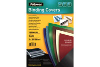 FELLOWES Gloss Cover A4 5378504 noir 100 pcs.