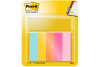 POST-IT Page Marker 15mmx50mm 670-5-BEA 5 couleurs 5x50 bandes