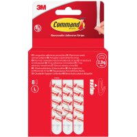 3M Command Paquet de recharge languettes adhésives, blanc