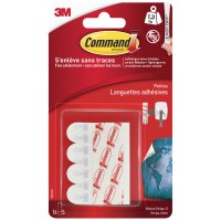 3M Command Paquet de recharge languettes adhésives, blanc