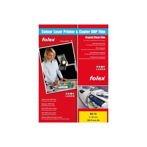 FOLEX Film A4 BG72 125my 100 feuilles
