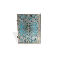 PAPERBLANKS Notizbuch Maya Blau 180x230mm PB25603 liniert...