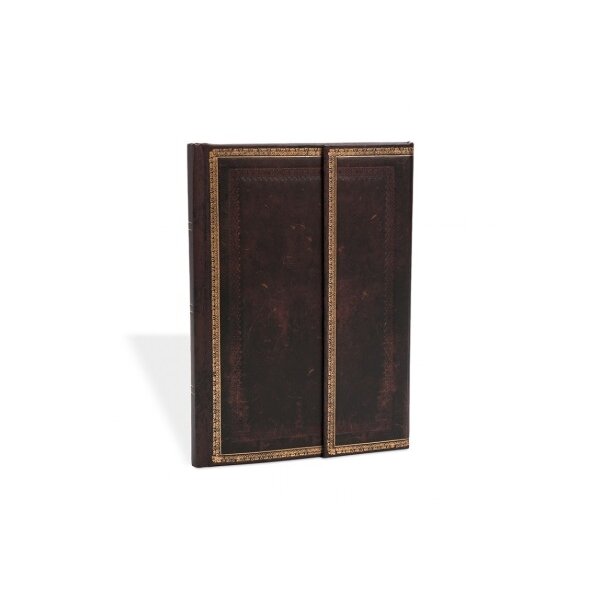 PAPERBLANKS Cuir Midi PB8393 ligné noir