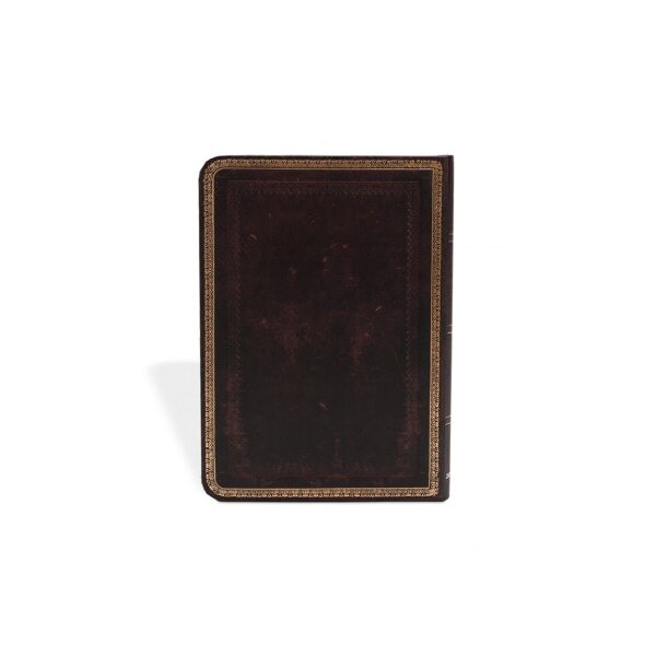 PAPERBLANKS Cuir Midi PB8393 ligné noir