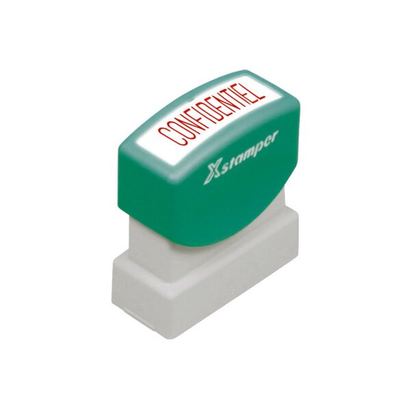 XSTAMPER Tampon Confidentiel F F110-R rouge