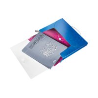 LEITZ Sammelbox WOW PP 46290036 blau 250x330x37mm