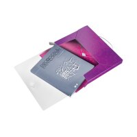 LEITZ Sammelbox WOW PP 46290062 violett 250x330x37mm