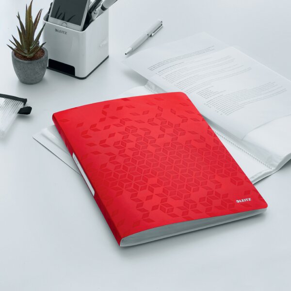 LEITZ Protège-documents WOW, A4, PP, 20 pochettes, menthe