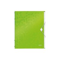 LEITZ Ordnungsmappe WOW PP A4 4633-00-54 grün 6-teilig