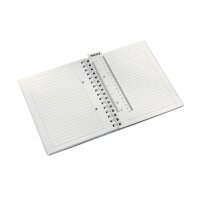 LEITZ Spiralbuch WOW PP A5 46390023 pink 80 Blatt