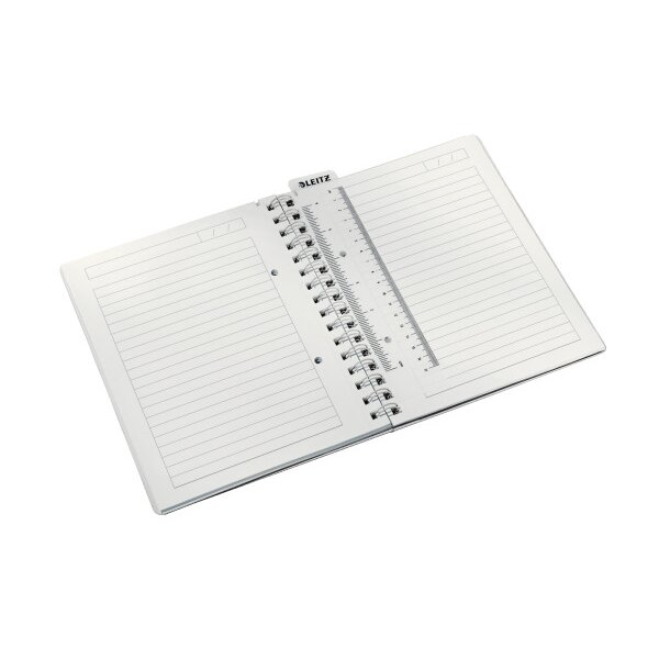 LEITZ Libre spirale WOW PP A5 46390036 bleu 80 flls.