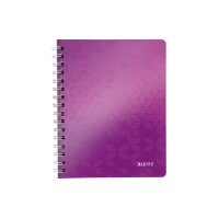 LEITZ Libre spirale WOW PP A5 46390062 violet 80 flls.