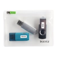 LEITZ Zip-Verschlusstasche XS 40060000 transparent 2...