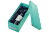 LEITZ Click&Store WOW CD-Ablagebox 60410051 eisblau 14.3x13.6x35.2cm