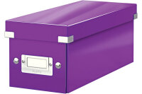 LEITZ Click & Store CD-Box 60410062 violet 145x135x360mm