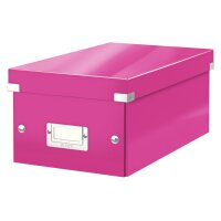 LEITZ Click&Store WOW DVD-Box 60420023 pink...
