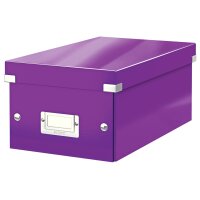LEITZ DVD-Ablagebox Click & Store WOW, violett