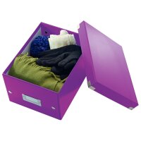 LEITZ Ablagebox Click & Store WOW, DIN A5, violett