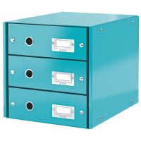 LEITZ Schubladenbox Click & Store WOW, 3 Schübe,...