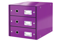 LEITZ Schubladenset Click & Store A4 60480062 violett...
