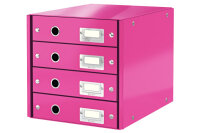 LEITZ Set tiroirs Click & Store A4 60490023 pink 4...