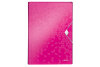 LEITZ Projektmappe WOW A4 45890023 metallic pink 5 Fächer
