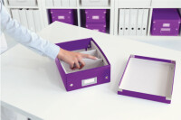 LEITZ Click&Store WOW Org.box S 60570062 violett 22x10x28.5cm